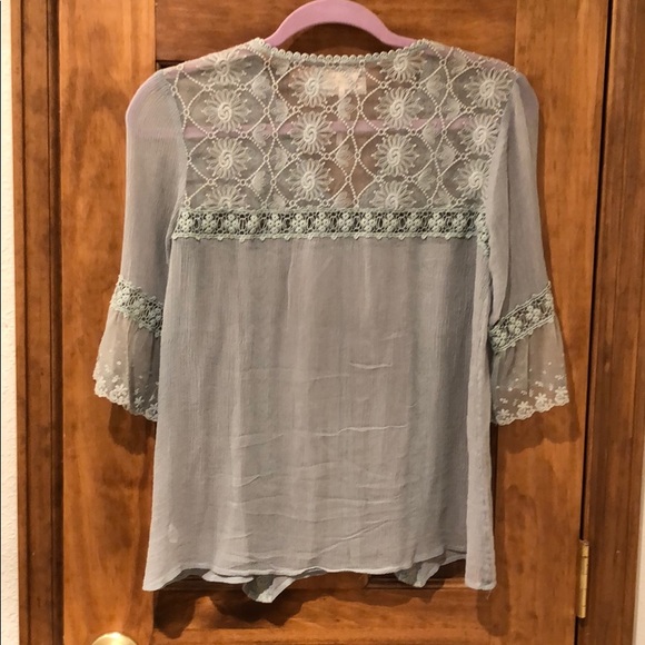 100% Silk Free People Blouse - Picture 5 of 5